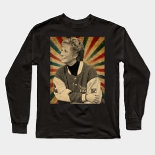 Princess Diana Eagles Fans - Vintage Retro Look Fan Design Long Sleeve T-Shirt